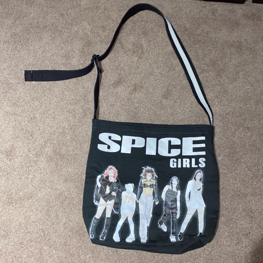 Goodfarken Upcycled Handmade Spice Girls Crossbody Tee bag